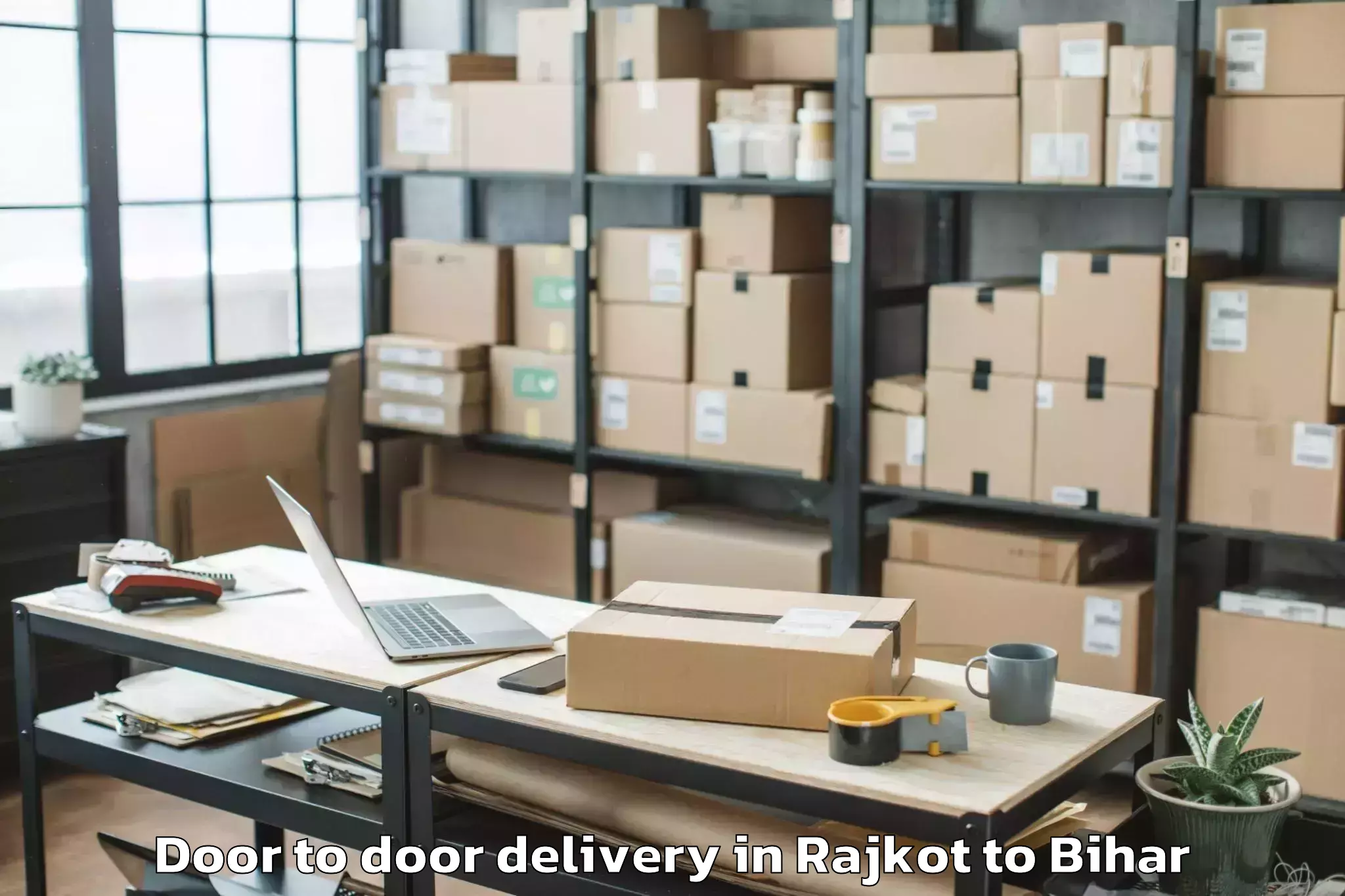 Book Rajkot to Lauriya Door To Door Delivery Online